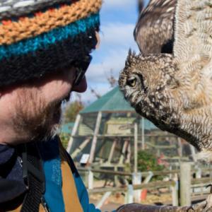 Chris, and a spooky owl