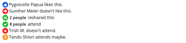 Current Bookface engagement counts in vertical list with descriptions.