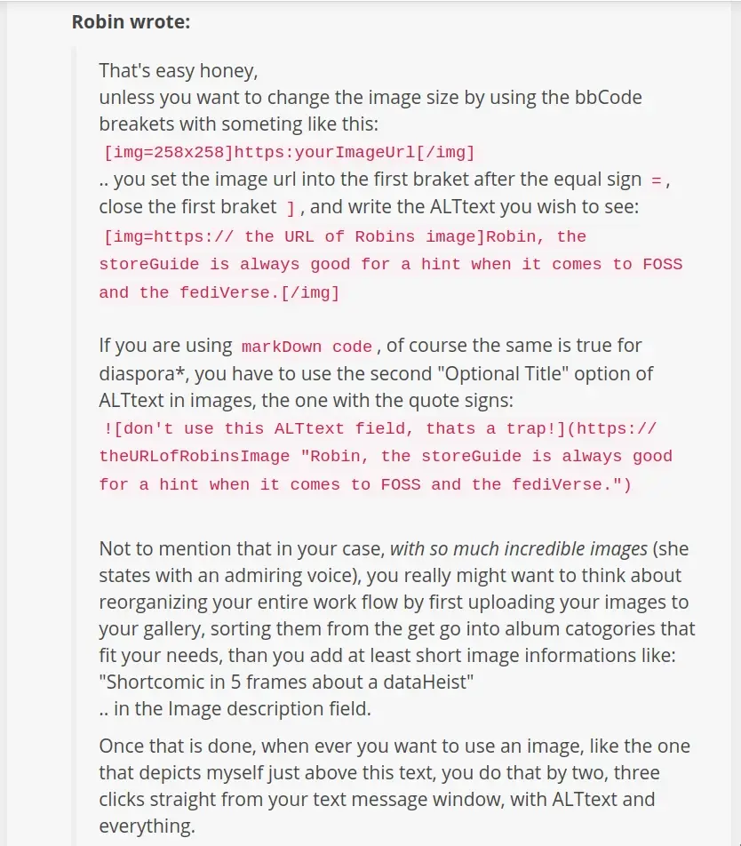 Original text as seen from friendica