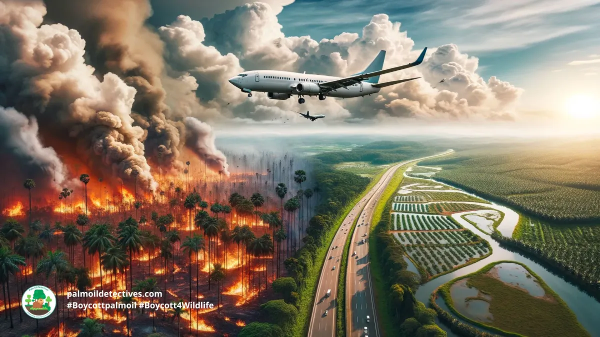 So-called ‘Net Zero’ Flights Flush Rainforest Carbon Into the Sky