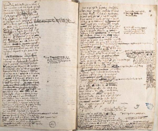 Leibniz's correspondence, papers and notes from 1669 to 1704, National Library of Poland. via @wikipedia