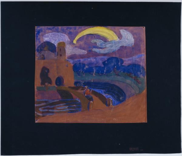 "The Comet" by Wassily Kandinsky (1900).

Stadtische Galerie im Lenbachhaus und Kunstbau Munchen, Gabriele Munter Stiftung 1957 CC BY-SA 4.0