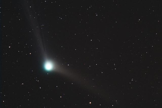 "Comet C/2013 US10 Catalina in Virgo constellation just before dawn of December 9, 2015."

Alexander Vasenin, CC BY-SA 4.0, via Wikimedia Commons.