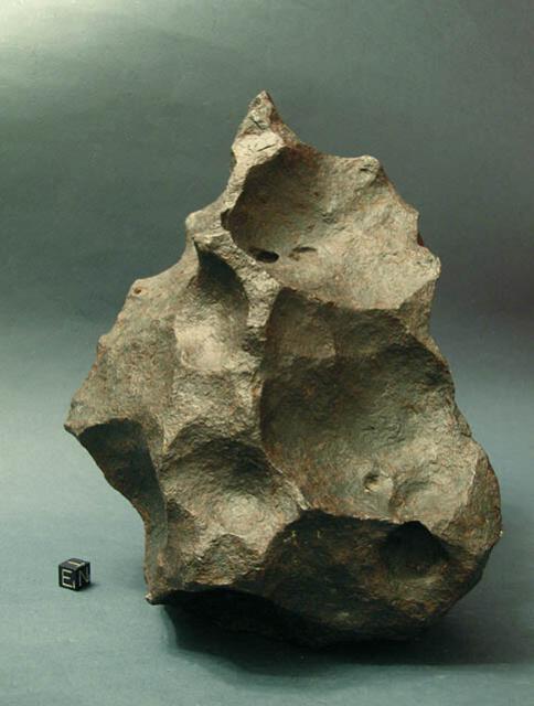 The Gibeon Iron Meteorites were found by the Nama and used since prehistoric times.

Meteorite Recon, Dr. Svend Buhl, CC BY 3.0, via Wikimedia Commons.