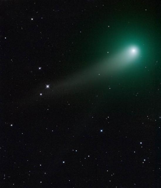 Comet PanStarrs (C/2012 K1) on May 5, 2014.

Adam Block/Mount Lemmon SkyCenter/University of Arizona, CC BY-SA 3.0, via Wikimedia Commons.