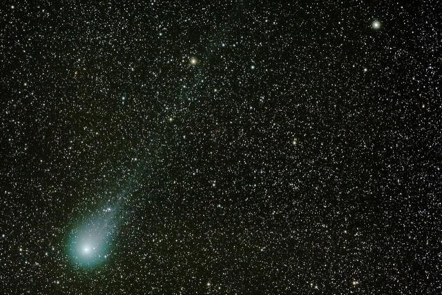 Comet C 2014Q2 Lovejoy on March 8, 2015.

Keesscherer, CC BY-SA 4.0, via Wikimedia Commons.