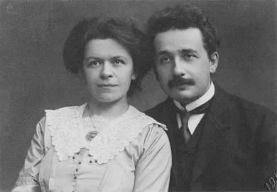 Mileva Marić Einstein and husband, 1912. Credit: ETH Zurich Archives (CC BY-SA 4.0)