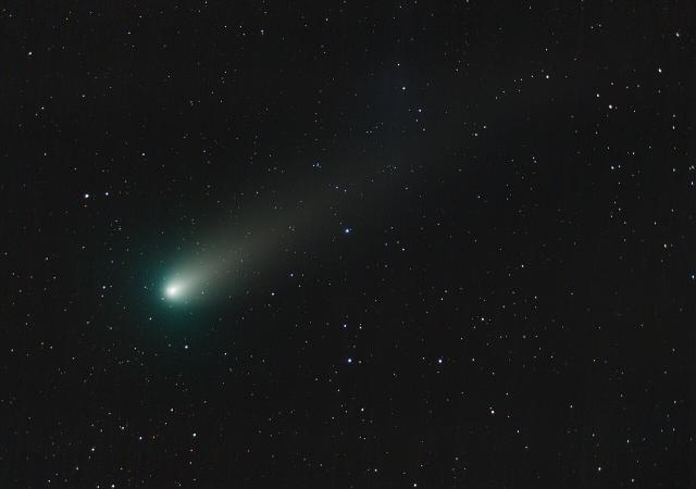 Comet 21P/Giacobini-Zinner on September 9, 2018.

Alexander Vasenin, CC BY-SA 4.0, via Wikimedia Commons.