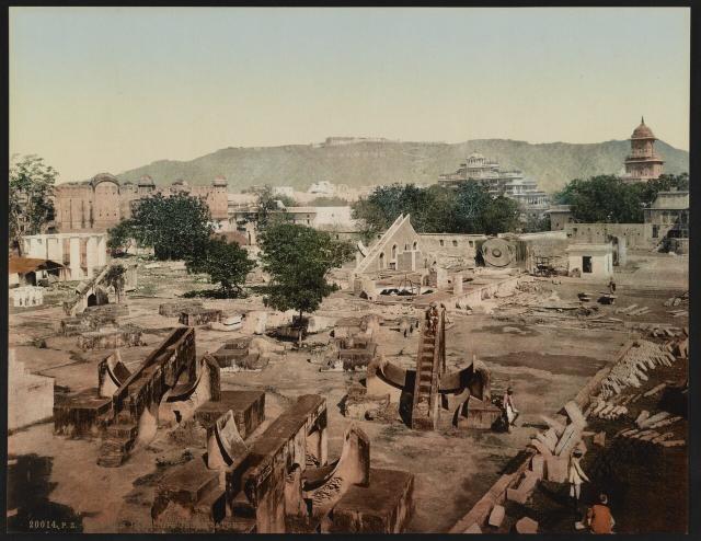 "Jeypore. Jey Sings Observatory" by Photoglob Company (1890).

Photoglob Co., publisher, Public domain, via Wikimedia Commons.