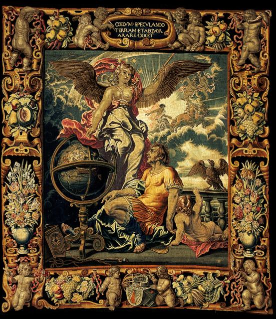 "The Seven Liberal Arts, Astronomy" by Cornelis Schut (~1650).

Cornelis Schut, Public domain, via Wikimedia Commons.