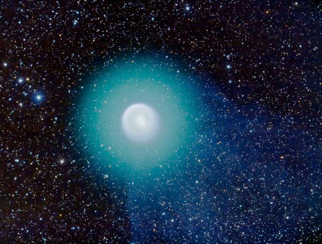 Comet Holmes, 17P, on November 1, 2007.

Many Wonderful Artists, Public Domain via Flickr: https://flic.kr/p/XXXnbC