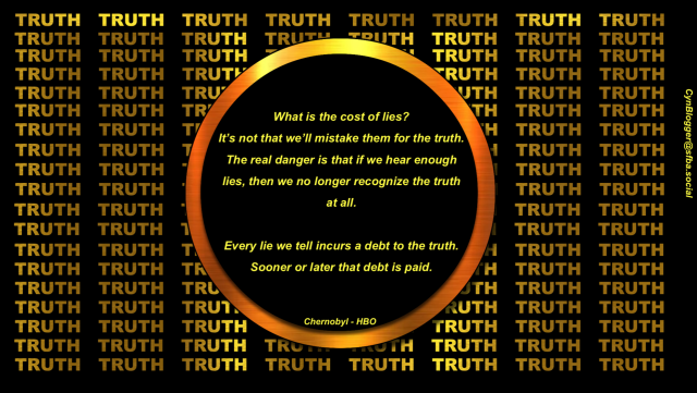 Meme, the cost of lies. 