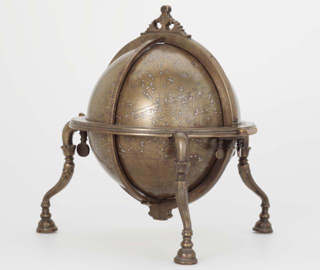 Celestial Globe and Stand from the early 1800s India.

Khalili Collections / CC-BY-SA 3.0 IGO, CC BY-SA 3.0 IGO, via Wikimedia Commons.