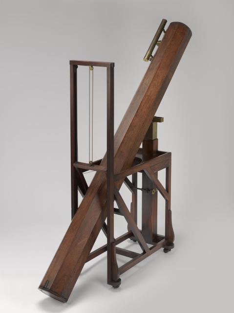 "Dated to about 1783-5, this reflecting telescope was made by the famous astronomer, William Herschel for his good friend Dr Watson who he first met in Bath."

Science Museum Group, CC BY-SA 4.0 via Reflecting telescope by William Herschel. 1876-1000 Pt1 Science Museum Group Collection Online. https://collection.sciencemuseumgroup.org.uk/objects/co428507/reflecting-telescope-by-william-herschel-instrument-component-telescope-newtonian-telescope-reflecting