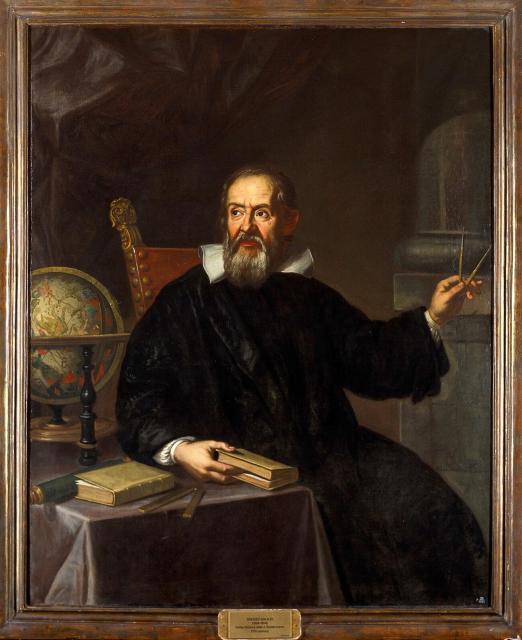 "Galileo Galilei" by Unknown Artist.

Wellcome Collection, Public Domain via https://wellcomecollection.org/works/xpn9z4z6