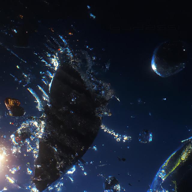 "Lithopanspermia is the transfer of organisms in rocks from one planet to another either through interplanetary or interstellar space, such as in comets or asteroids."

Pablo Carlos Budassi, CC BY-SA 4.0, via Wikimedia Commons.