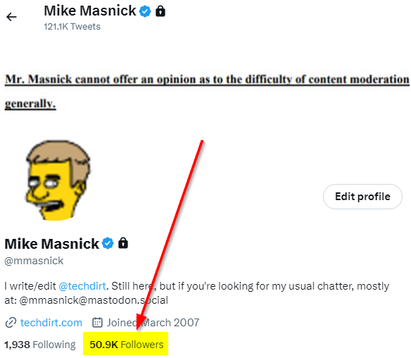 Twitter profile showing 50.9k followers.