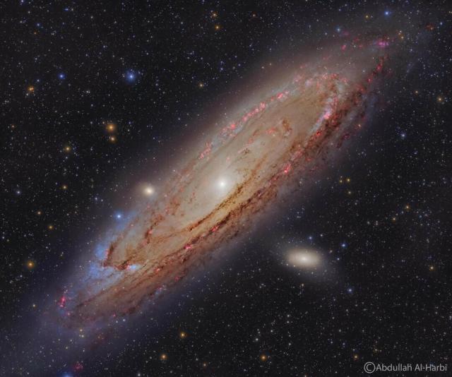 Picture of the Andromeda galaxy