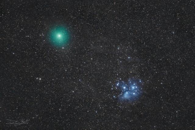 Comet 46P/Wirtanen on December 19, 2018.

Abel de Burgos, CC BY-NC-ND 2.0 via Flickr: https://flic.kr/p/2cyZo8d