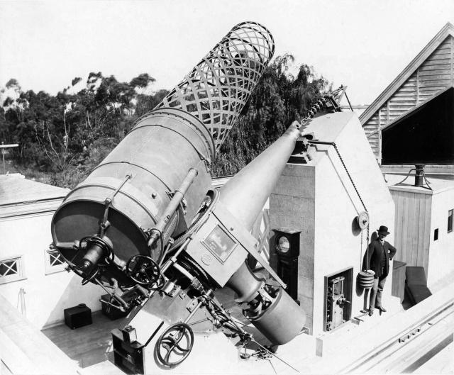 Great Melbourne Telescope, South Yarra, Victoria (~1870).

Museums Victoria, Public Domain (Licensed as Public Domain Mark). Color edits.

https://collections.museumsvictoria.com.au/items/774300