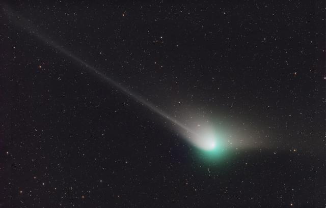 Comet C/2022 E3 (ZTF) on January 27, 2023.

Moshen Chan, CC BY-NC 2.0 via Flickr: https://flic.kr/p/2oerG8v