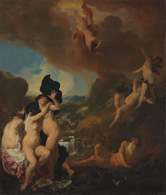 "The Fall of Phaeton" by Johann Liss (early 1600s).

National Gallery, CC BY-NC-ND 4.0 via https://www.nationalgallery.org.uk/paintings/johann-liss-the-fall-of-phaeton