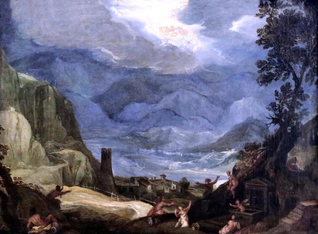 "Landscape with the Fall of Phaeton" by il Pozzoserrato (1599).

jean louis mazieres, CC BY-NC-SA 2.0 via https://flic.kr/p/wZFdB3