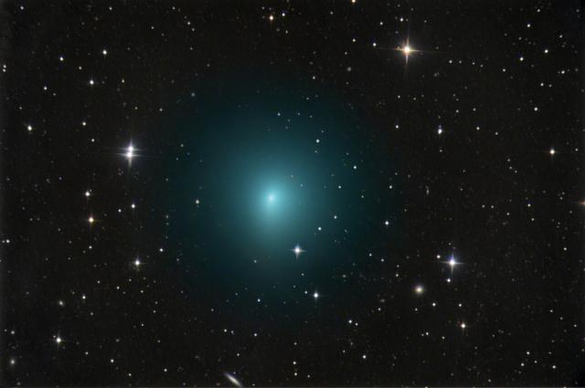 Comet 41P/Tuttle-Giacobini-Kresák on March 24, 2017.

Chris Schur©/NASA Goddard Space Flight Center from Greenbelt, MD, USA, Public domain, via Wikimedia Commons.