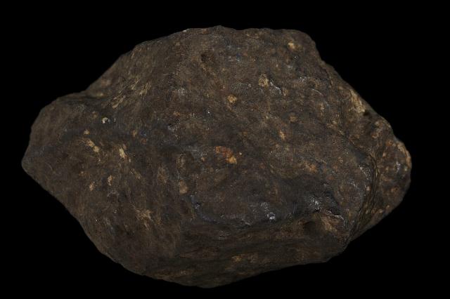 A fragment of the Knyahinya Meteorite that fell on June 9, 1866 in Ukraine.

Photographer: Rodney Start, Copyright Museums Victoria / CC BY (Licensed as Attribution 4.0 International)

https://collections.museumsvictoria.com.au/specimens/169