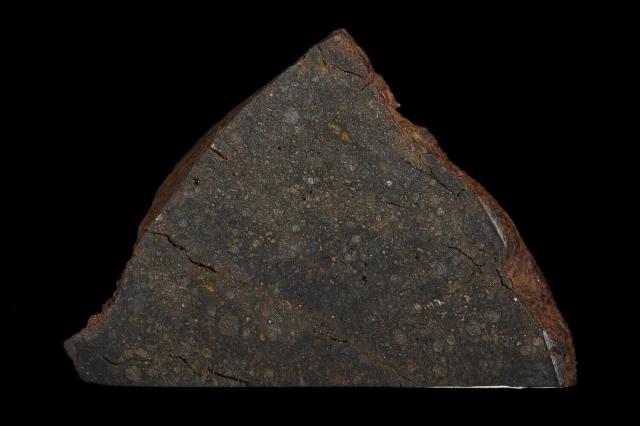 The Tulia (a) Meteorite was found in 1917 in Texas, USA.

Photographer: Rodney Start, Copyright Museums Victoria / CC BY (Licensed as Attribution 4.0 International)

https://collections.museumsvictoria.com.au/specimens/271