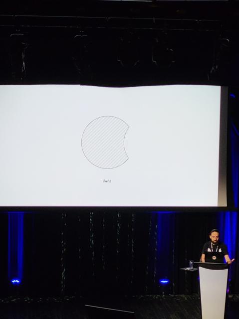 moon shaped section from previius venn diagram labeled useful, with the profitable slice taken out