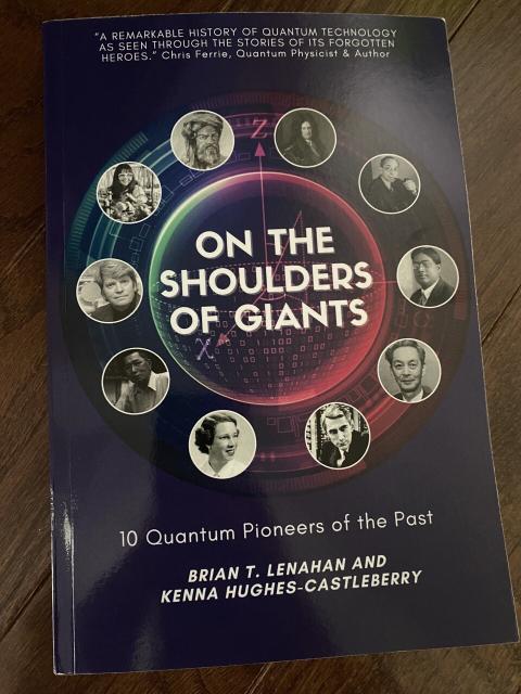 Front: “On The Shoulders of Giants” by Brian Lenahan & Kenna Hughes-Castleberry