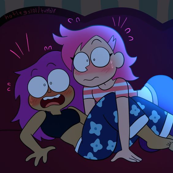 Enid & Red Action being doing gay thing