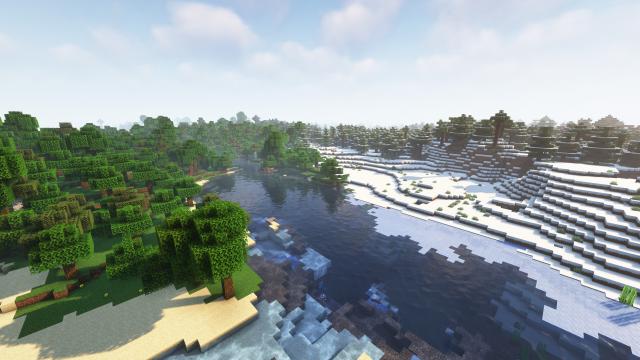 Minecraft with Iris and Sodium