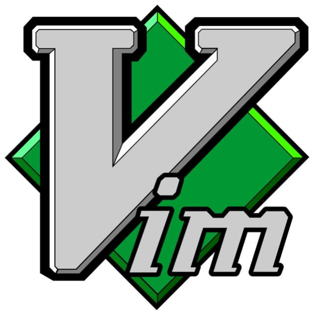 Vim text editor logo
