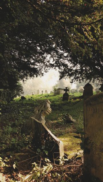 Graveyard next to Blickling Hall.