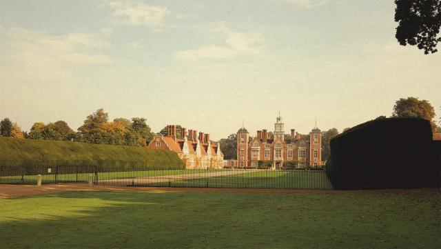 Blickling Hall with grounds and gardens.