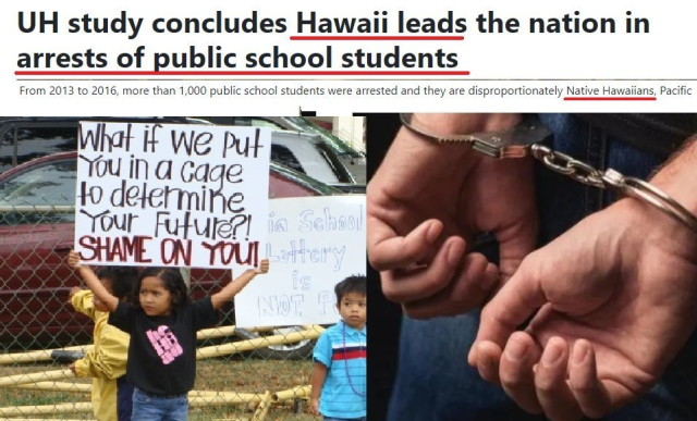 University study concludes Hawaii leads US in arrests of public school students