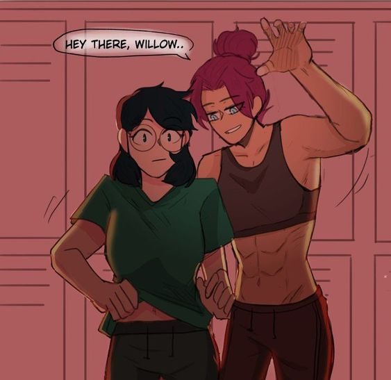 Willow & Boscha being doing gay thing