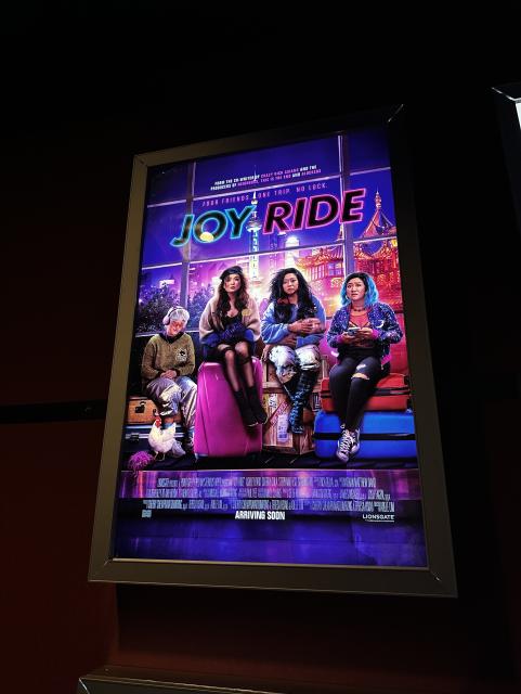 A photo of the movie poster for Joy Ride (2023)