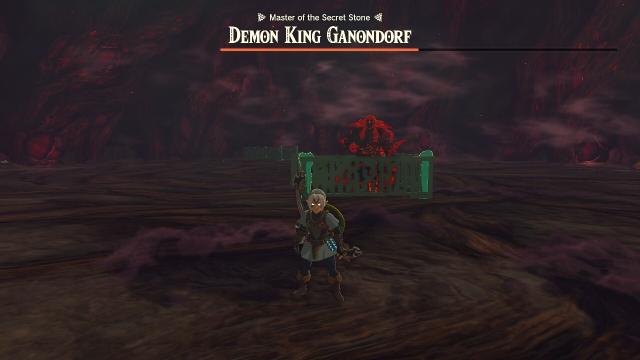 Ganondorf in a cage in Zelda Tears of the Kingdom