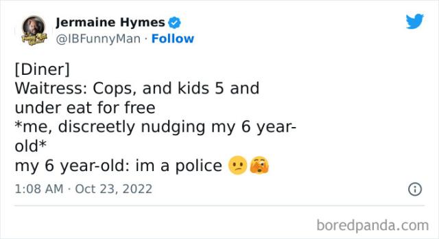 the kid is a police