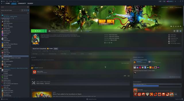 Steam screenshot showing Steam Deck verification in desktop client