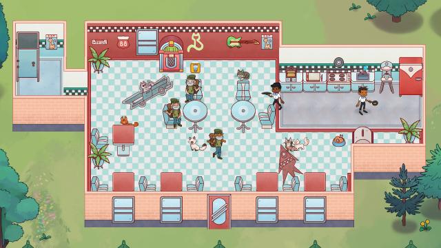 Cat Cafe Manager screenshot - looks cosy, here kitty kitty