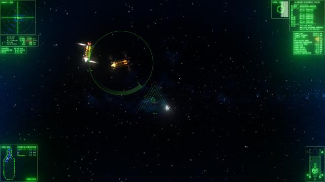 Trying to grab an escape pod with an AI ship being a nuisance