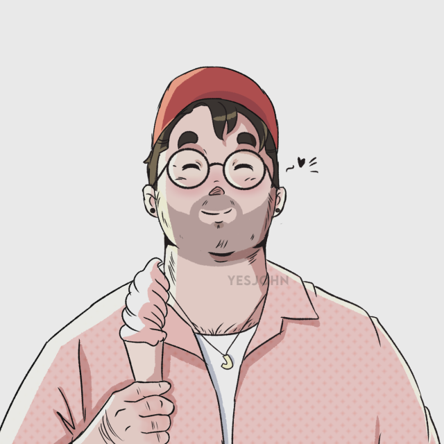 a close up version of the drawing.