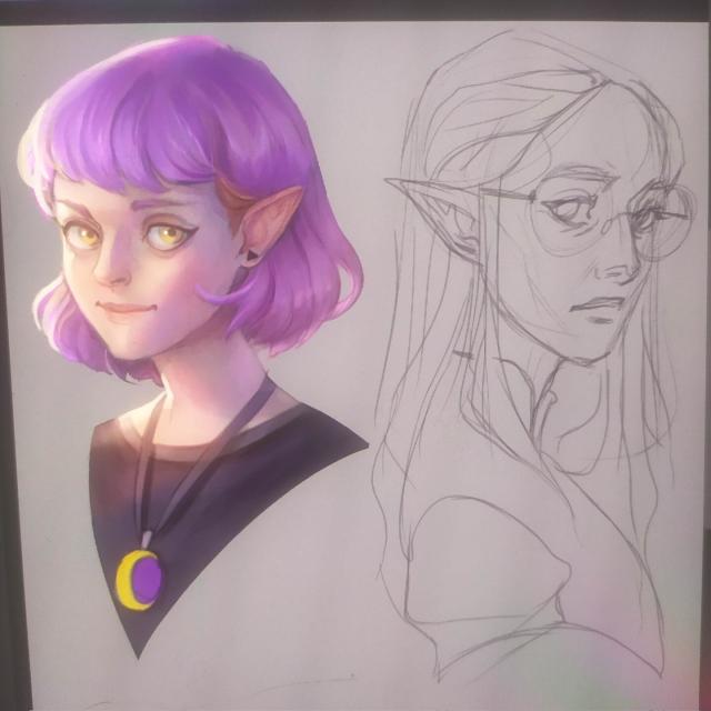 The owl House, Amatista y Lilith en boceto