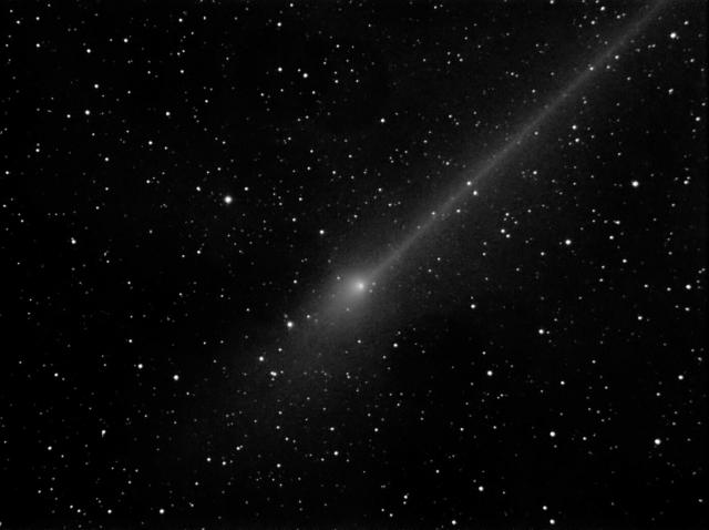 "An image Comet PanStarrs C2011 taken from the Norman Lockyer Observatory on 26th May 2013 showing the large anti-tail."

Mallorcasaint at English Wikipedia, CC BY-SA 3.0, via Wikimedia Commons.