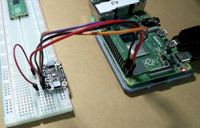 BME280 connected to a Raspberry Pi