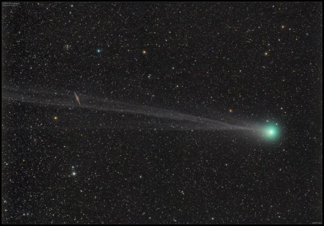 Comet C/2014 Q2 (Lovejoy) in early 2015.

NASA Goddard Space Flight Center from Greenbelt, MD, USA, Public domain, via Wikimedia Commons or Flickr: https://flic.kr/p/SkWt5a